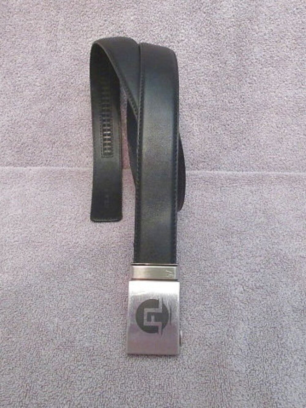 Mission Leather Belt 40mm Black Florida Gators Licensed NCAA Ratchet Gunmetal L